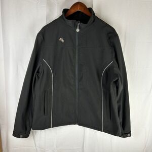 Wyoming‎ Traders Mens XL Black Full Zip Jacket Embroidered Bucking Horse Western